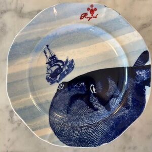 Anthropologie Nautical Dessert Plates-Set of 4